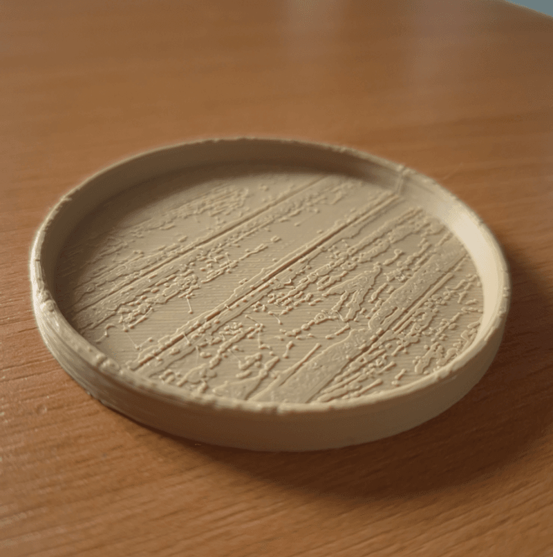 sous-verre bois - Wooden coaster