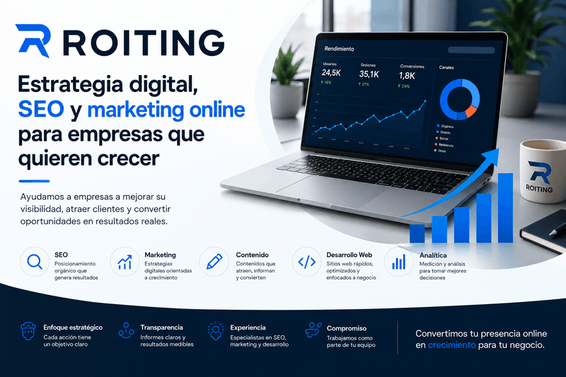 Roiting: estrategia digital, SEO y marketing online para empresas que quieren crecer con m