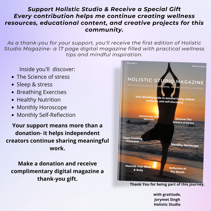 Support Holistic Studio & Receive a Special Gift
