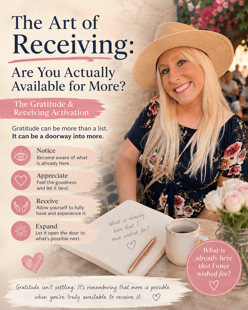 The Art of Receiving: Are You Actually Available for More?