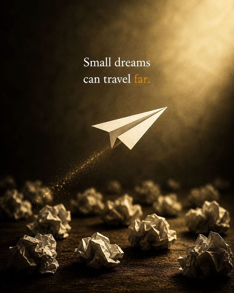 Every great journey begins with a small dream