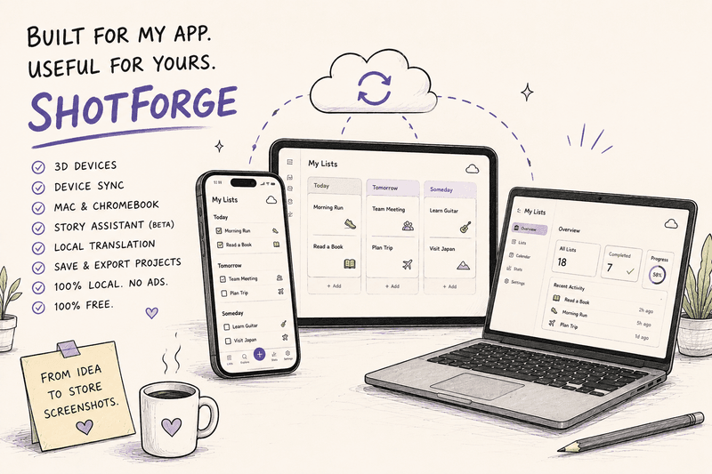Why ShotForge Suddenly Supports MacBooks, iPads, and Cloud Sync