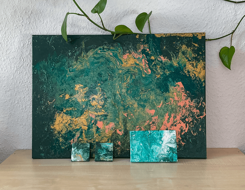Acrylic Pouring Reihe Medea