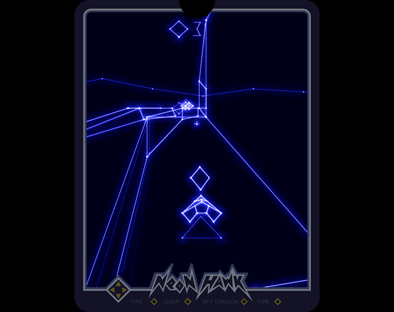 Neon Hawk Demo - Vectrex Addendum
