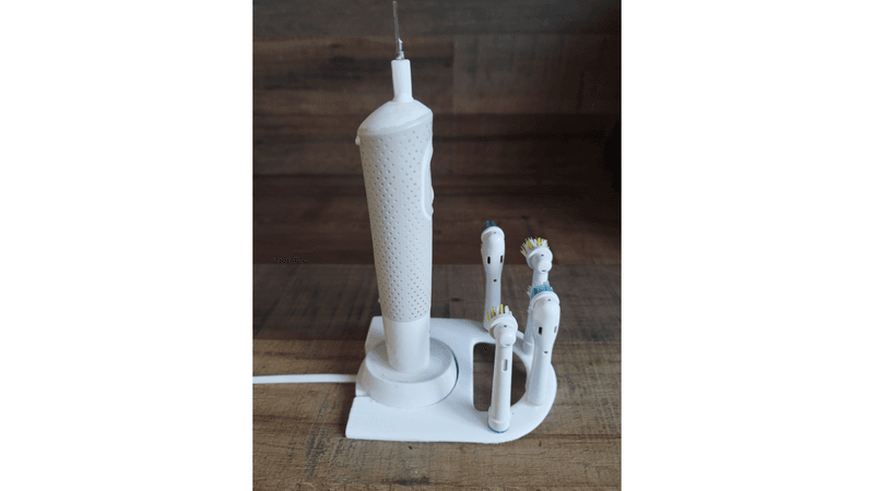 Electric toothbrush holder and organizer