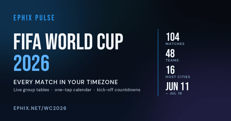 World Cup 2026 Calendar Imports & Schedules