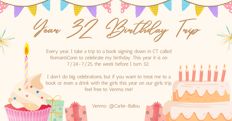 My 32nd Birthday