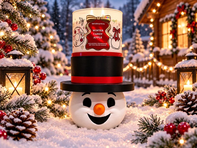 Frosty Candle Holder
