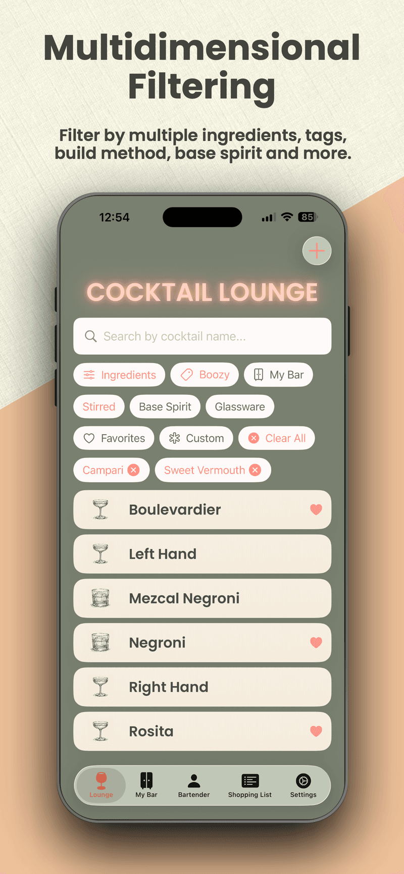 Cocktail Lounge App