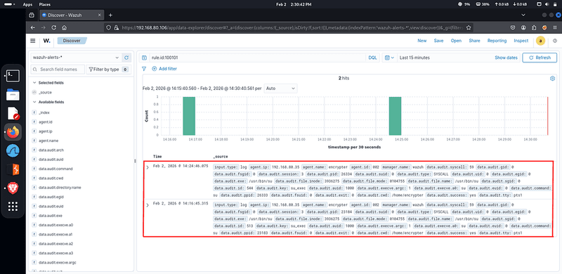 Detecting Malicious Command Execution on Linux with Auditd and Wazuh