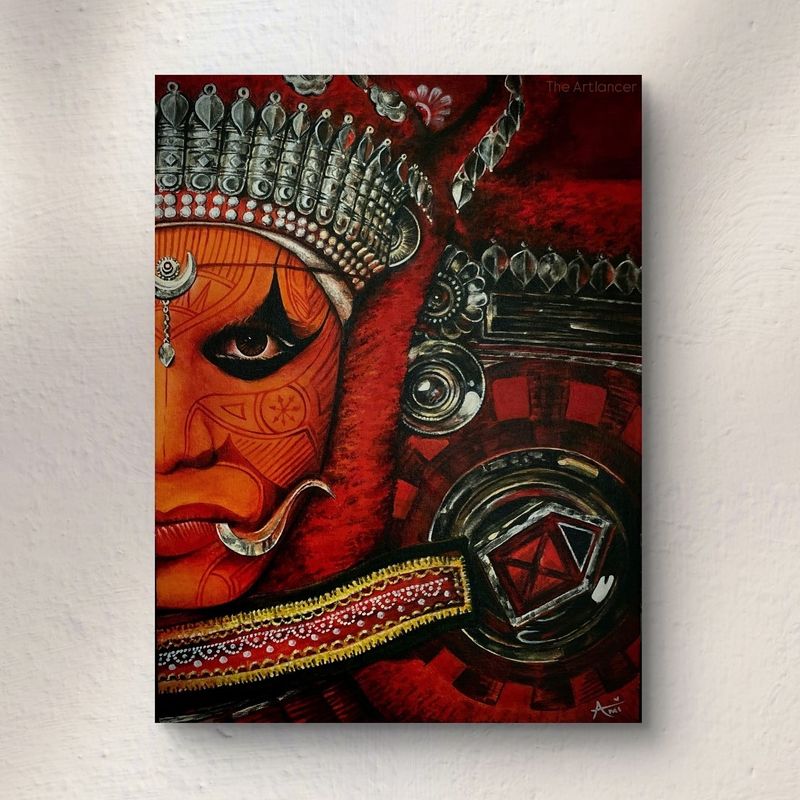 'Theyyam' - Acrylic Painting