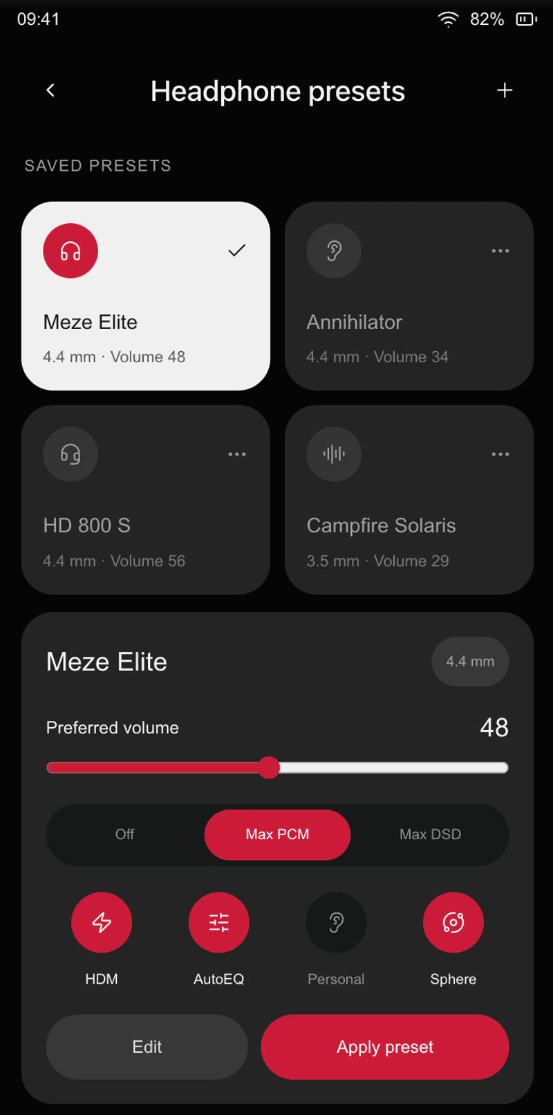Can you "PRESET" that?