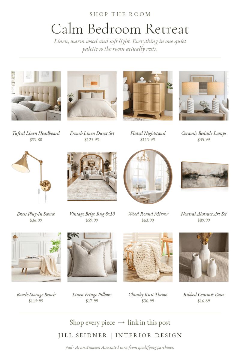 Shop the Room: Calm Bedroom Retreat