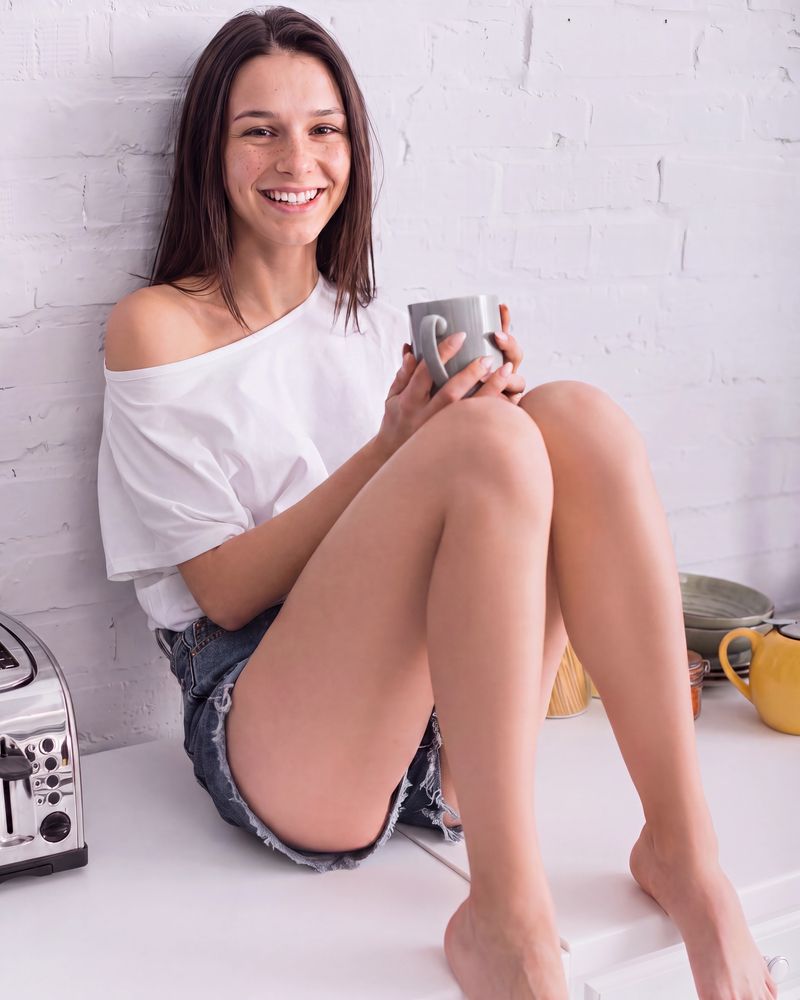 I love to wait up with a cup of coffee.