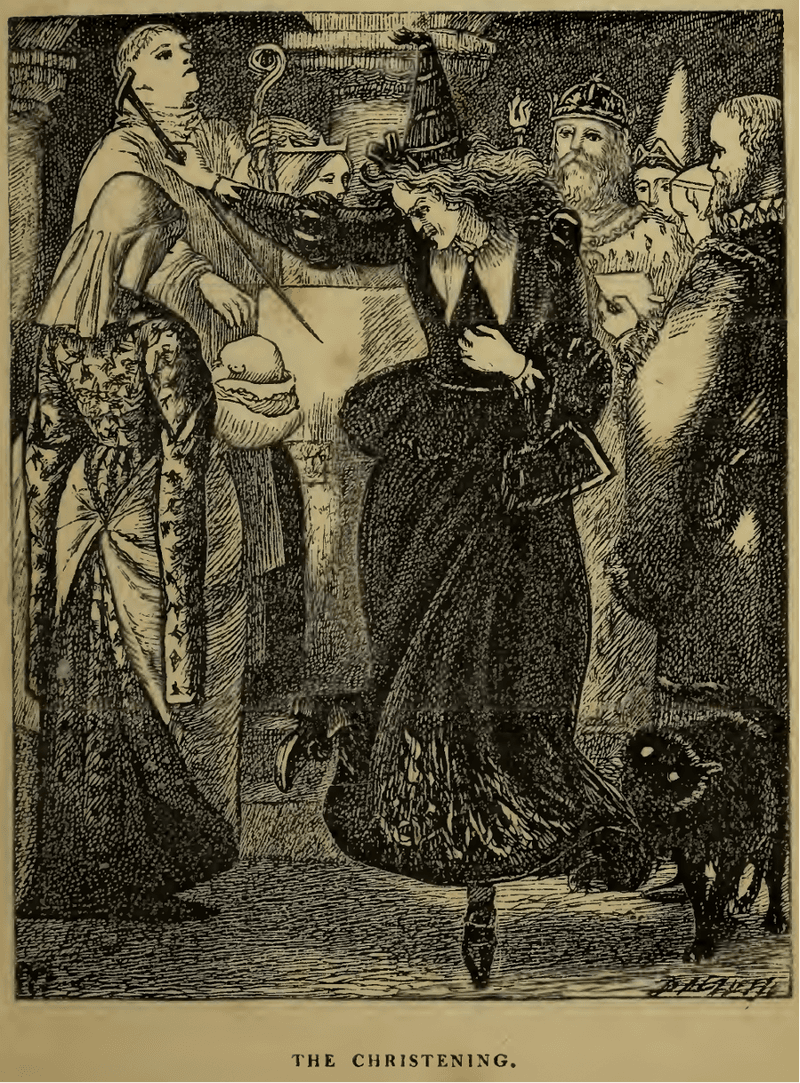 The Christening and Princess Makemnoit - does the wicked sister represent something within