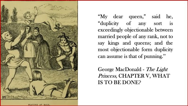 Playing At Ball - an example of the plentiful humour in "The Light Princess"