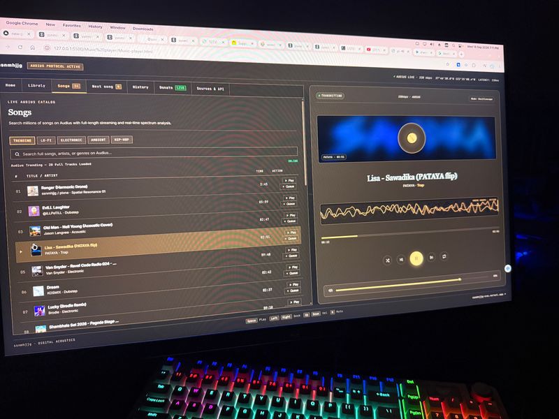 I am making free music player with no ads *work in progress *