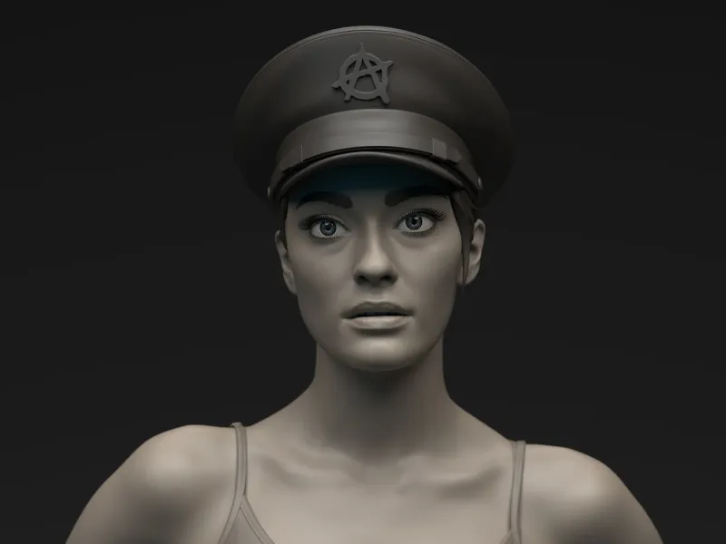 Female Character A VFX-inspired character