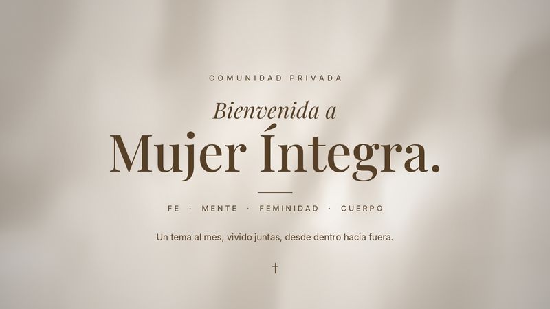BIENVENIDA