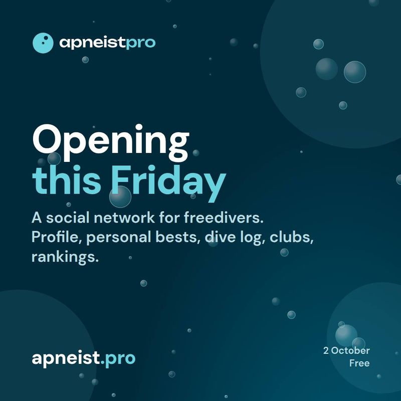 Apneist Pro opens on 2 October