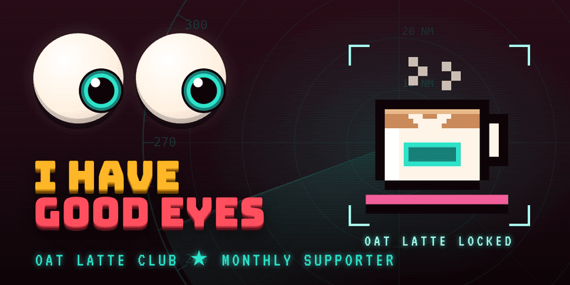 I have good eyes