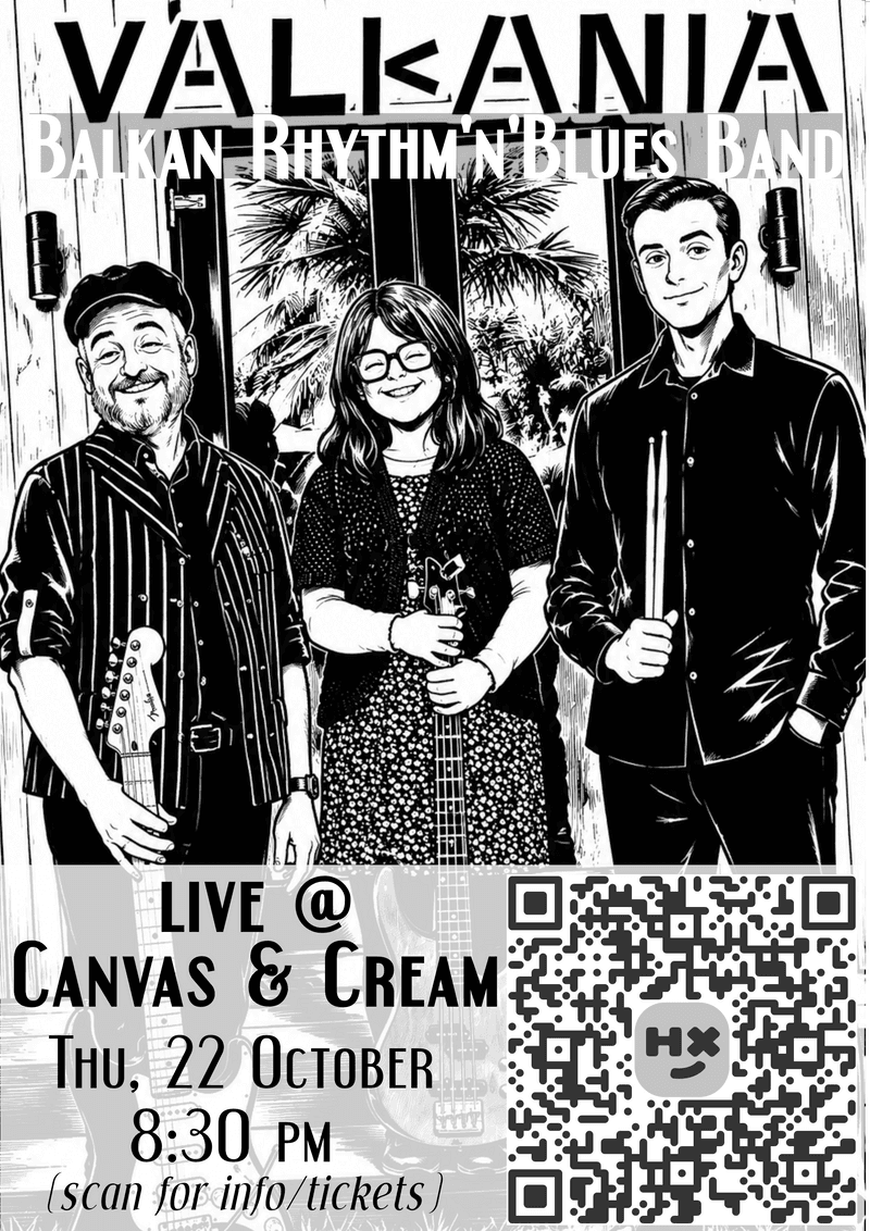 Valkania Live @ Canvas and Cream, London – Thursday, 22 October 2026, 20:30