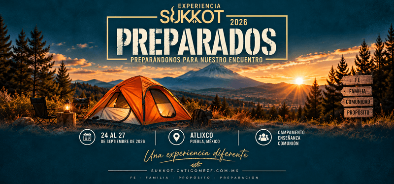 Cerramos Inscripciones 18 Sept. / Experiencia Sukkot 2026