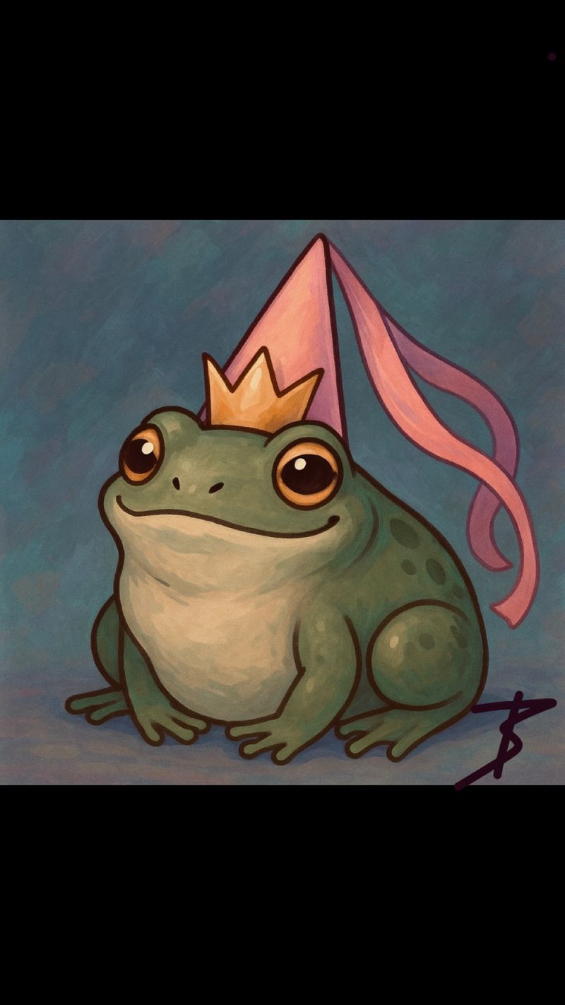 The princess is the frog?