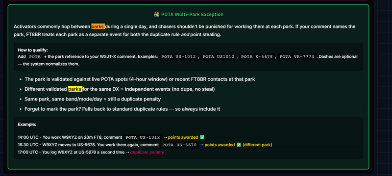 Thanks! New Feature to FT8 Battle Royale!