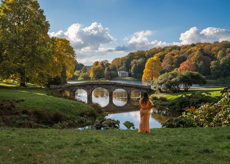 Jesienna magia Stourhead