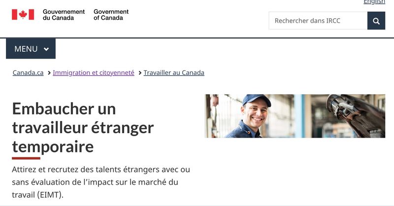Le gouvernement fédéral qui fait la promotion de l'embauche de travailleurs étrangers