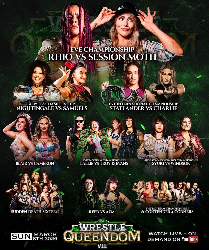 Women’s Wrestling Spotlight: Wrestle Queendom VIII Set to Celebrate International Women’s 