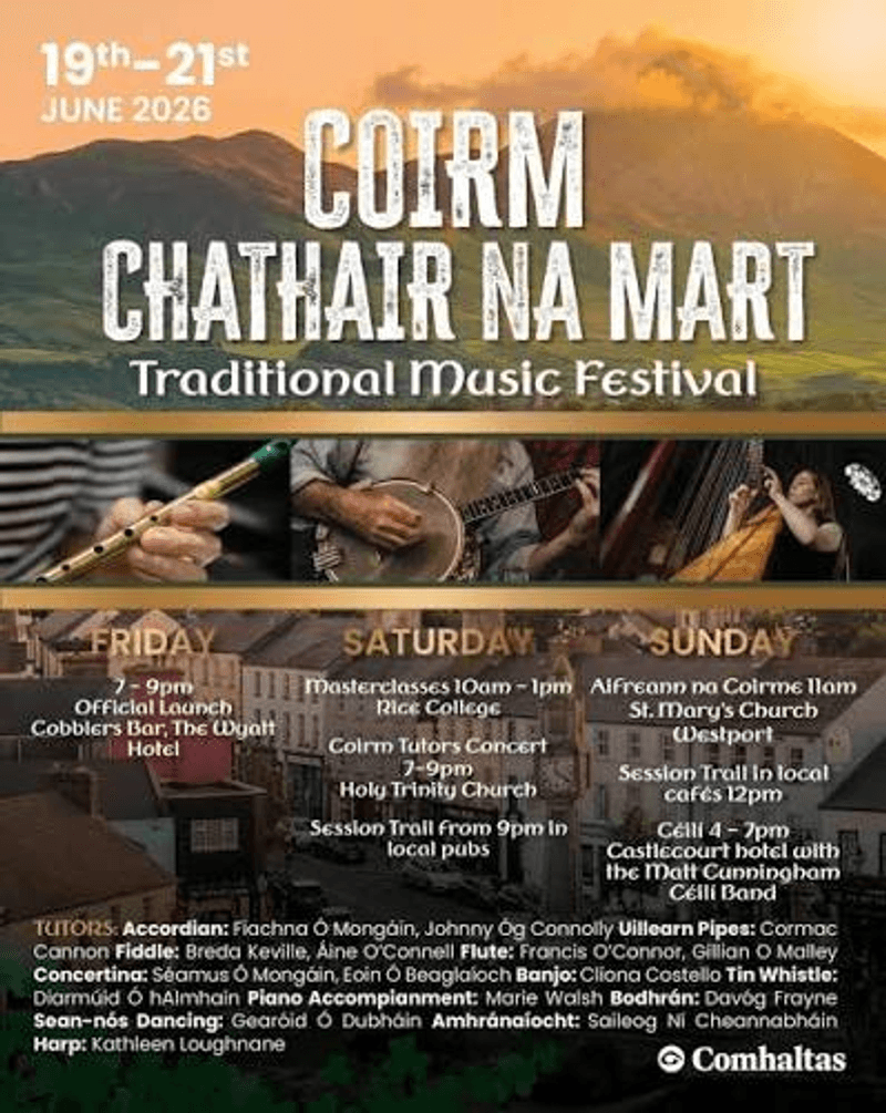 New Coirm traditional music festival