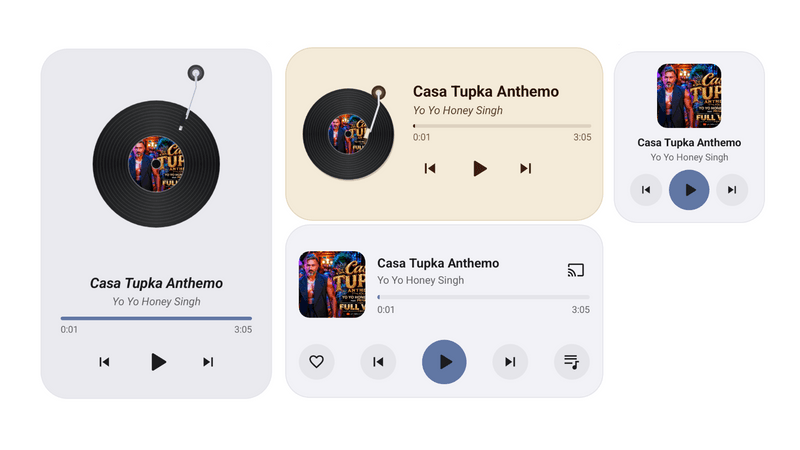 New Widgets and Haptics Settings