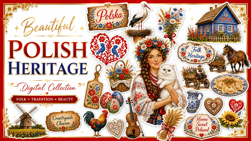 ❤️ FREE Polish Illustrations! | 2 Easy Card Sketches You Can Make Today