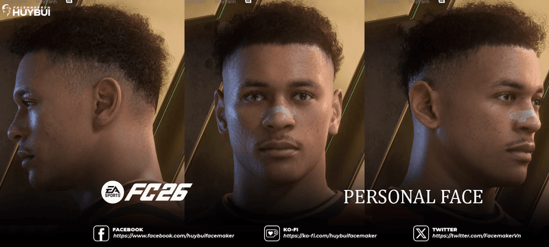 Personal & Custom Player Faces for #FC26 and #FC25