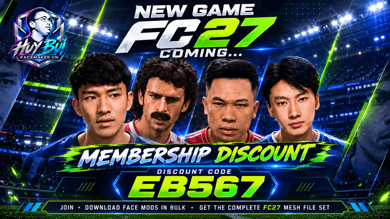 PRE ORDER FC27 FACE MOD NOW !!!