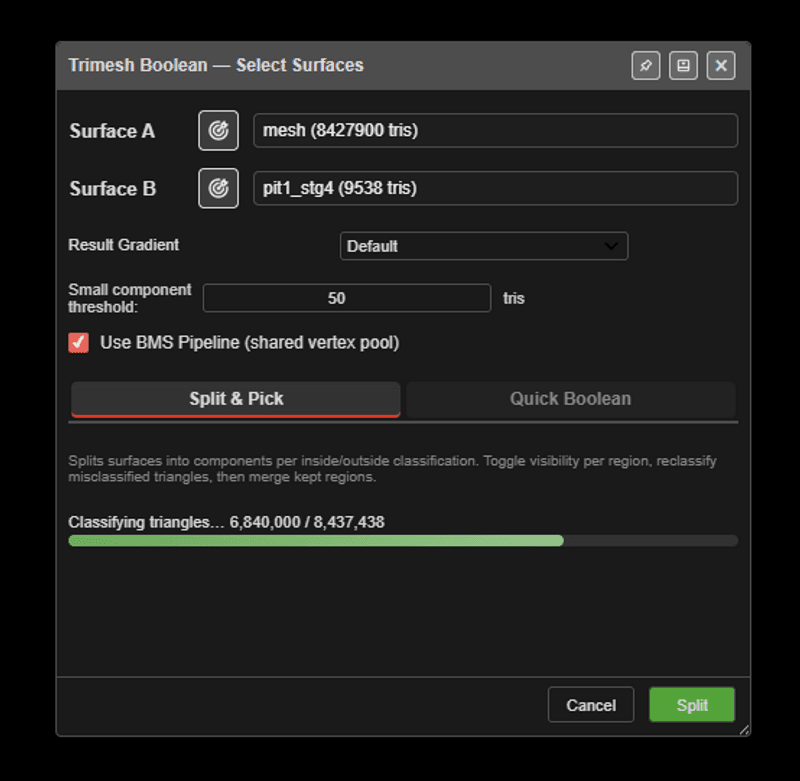 trimesh-boolean 0.5.12 Released!