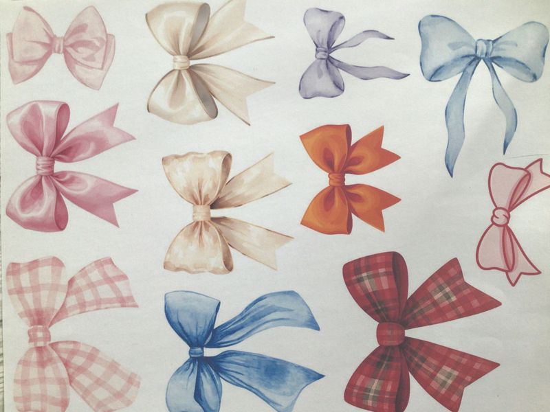 Fussy cut bows