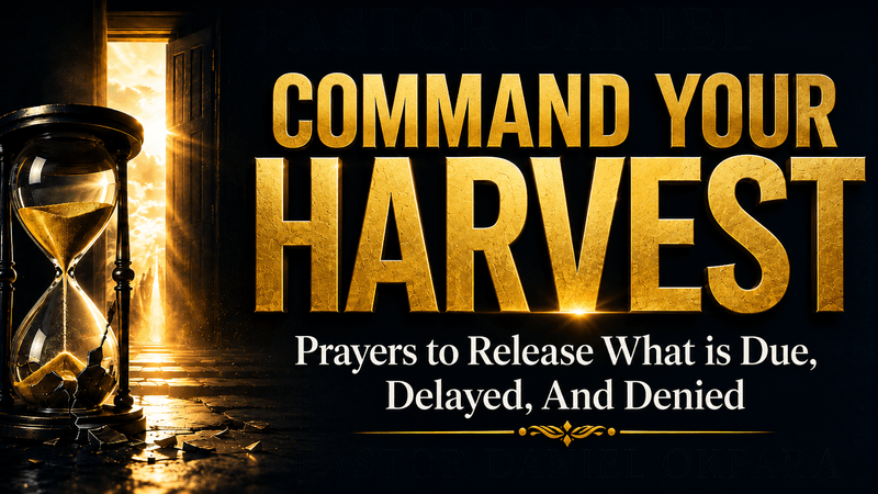 COMMAND YOUR HARVEST THIS WEEK | PRAYERS TO RELEASE WHAT IS DUE