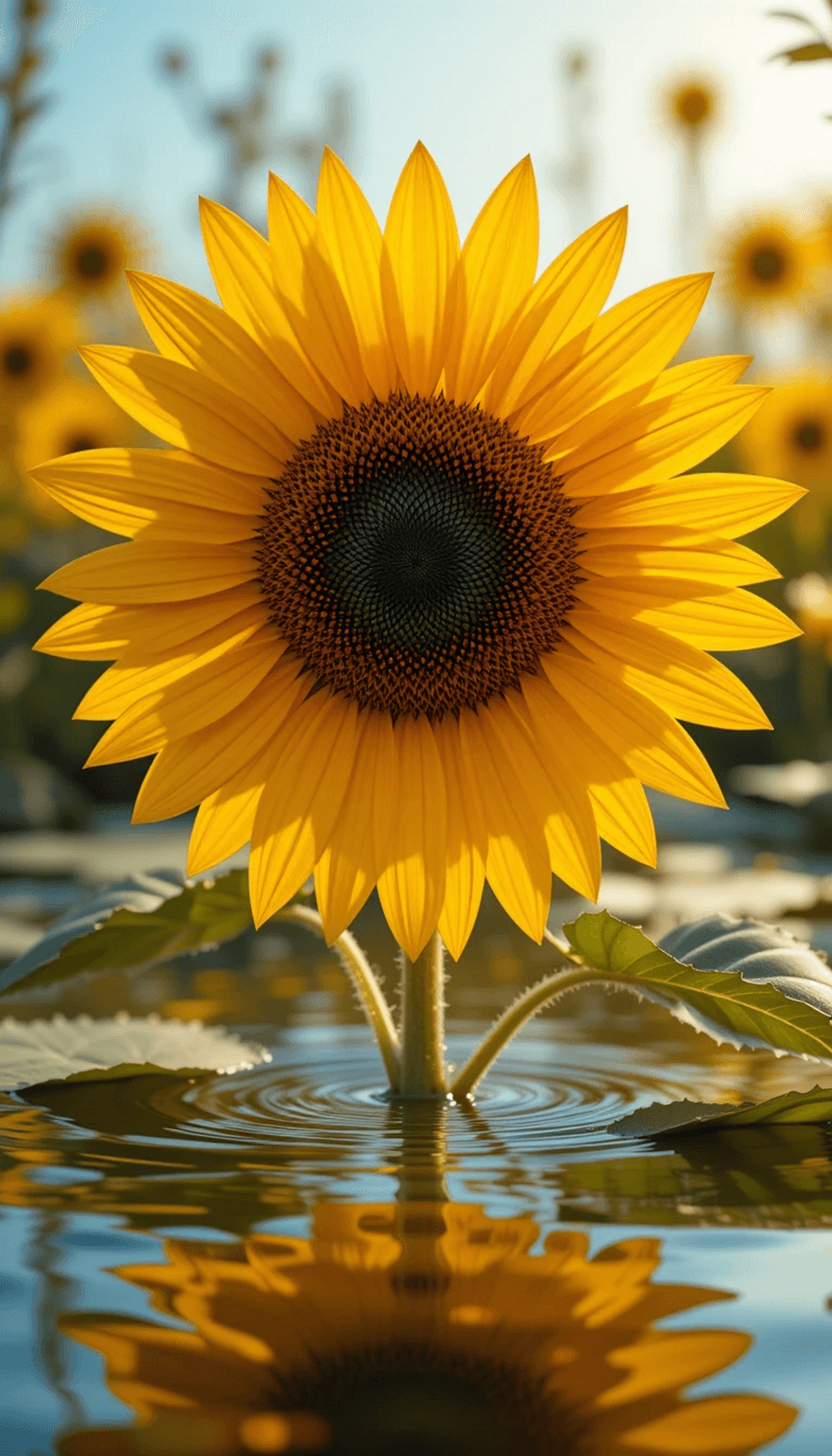 Sunburst: The Radiance of AI Nature