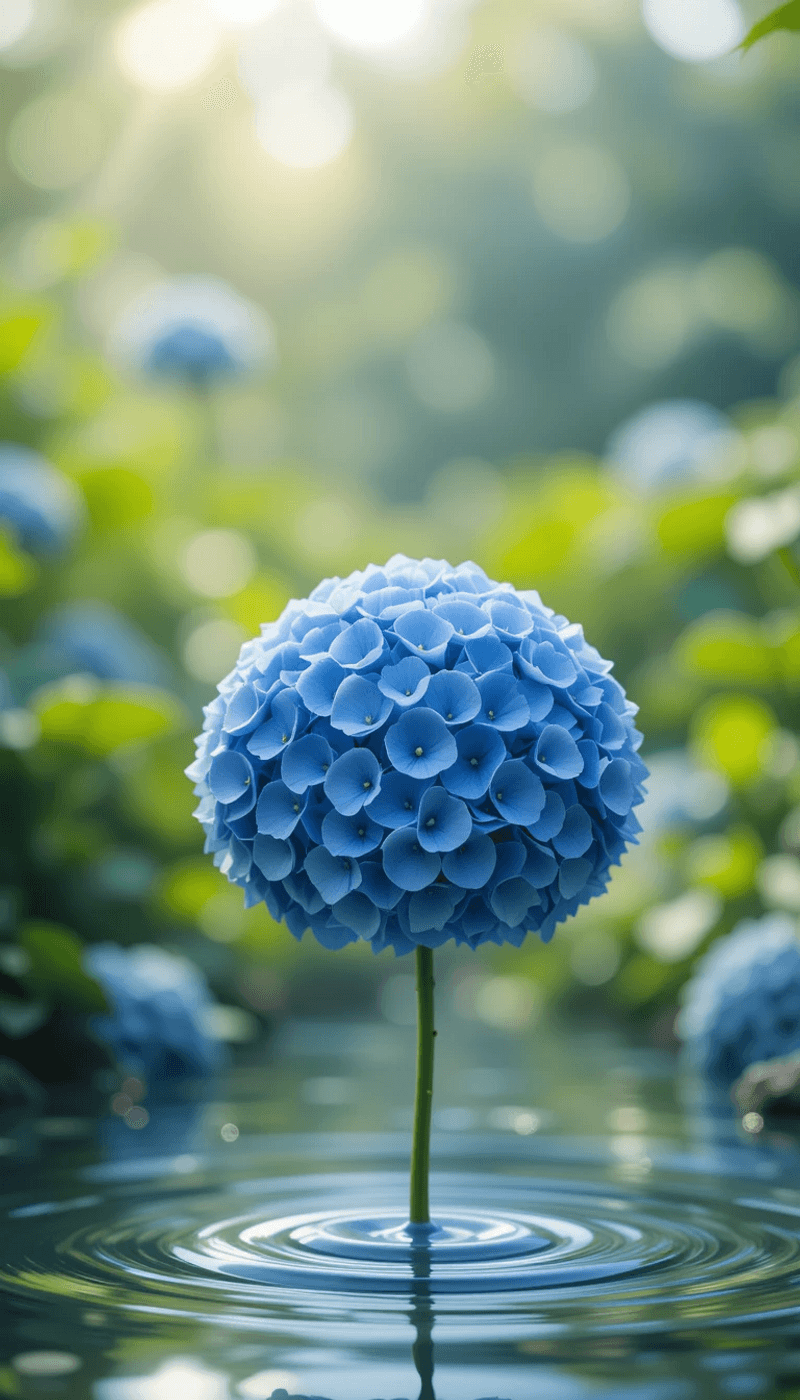 Hydrangea Dream: A Quiet Bloom in Soft Focus