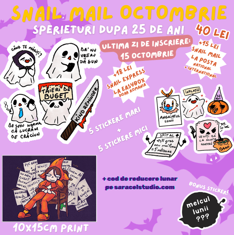 Snail Mail Octombrie - sperieturi dupa 25 de ani