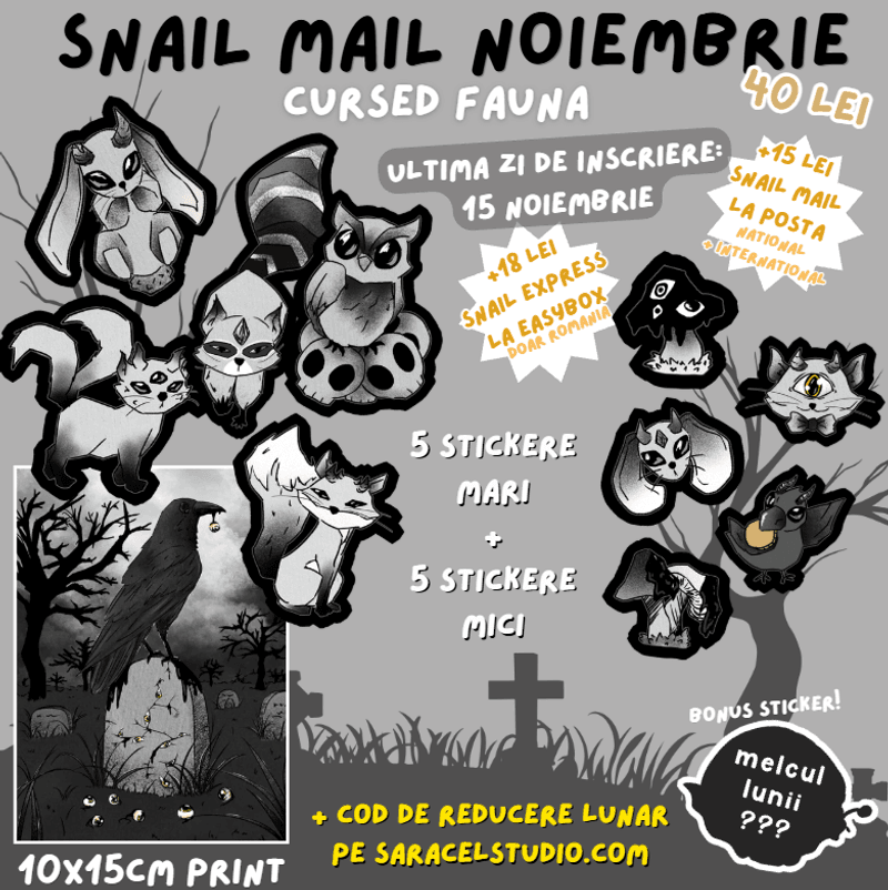 Snail Mail Noiembrie - Cursed Fauna
