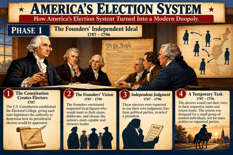 How America's Election System Turned Into a Modern Duopoly.