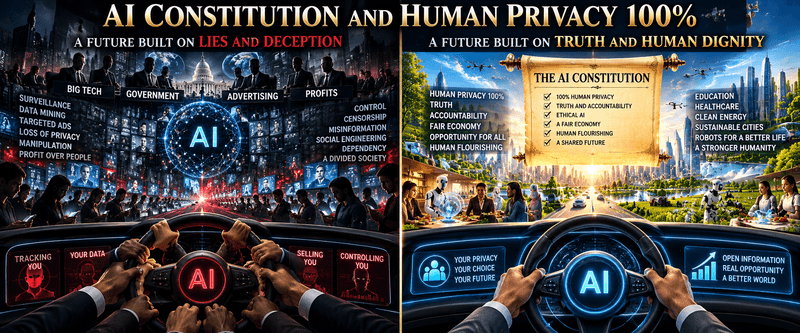 AI CONSTITUTION AND THE  100% HUMAN PRIVACY Problem