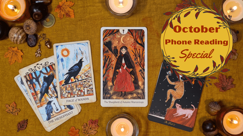 October Special! 🧡 20% Off Phone Readings!