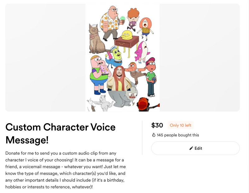 More Voice Clips Available!