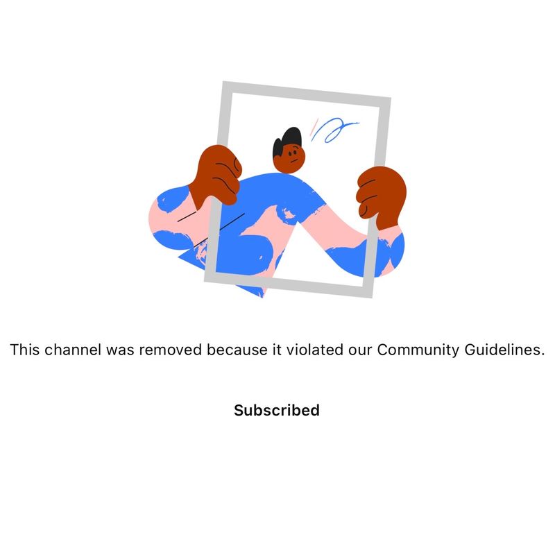 My YouTube channel was deleted (part 1)
