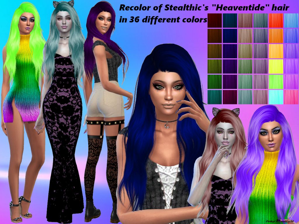 Recolor Of Stealthics Sleepwalking Hair — Pinkycustomworld